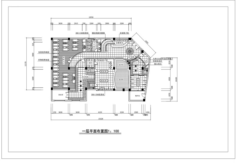 图片[31]-洗浴中心桑拿足浴CAD施工图 平面布置会所SPA按摩店布局方案图库-大怪兽分享