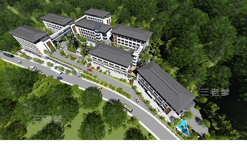 图片[37]-现代社区养老院建筑福利院疗养中心老年住宅公寓草图大师SU模型库-大怪兽分享