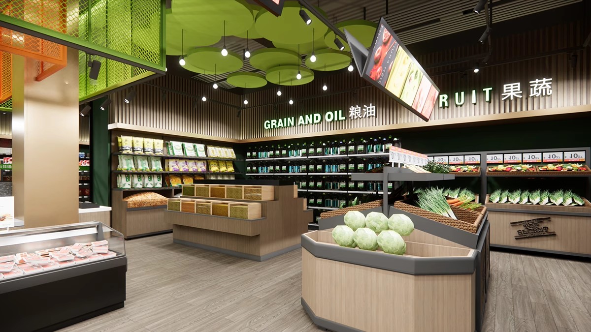 图片[38]-草图大师生鲜水果蔬菜超市CAD施工图便利店货架卖场SU模型素材库-大怪兽分享
