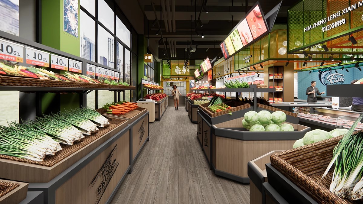 图片[39]-草图大师生鲜水果蔬菜超市CAD施工图便利店货架卖场SU模型素材库-大怪兽分享