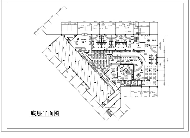 图片[35]-洗浴中心桑拿足浴CAD施工图 平面布置会所SPA按摩店布局方案图库-大怪兽分享