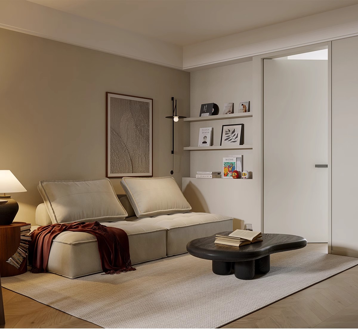 图片[38]-一居室两二居室一厅小户型装修设计实景效果图现代室内参考图全屋-大怪兽分享