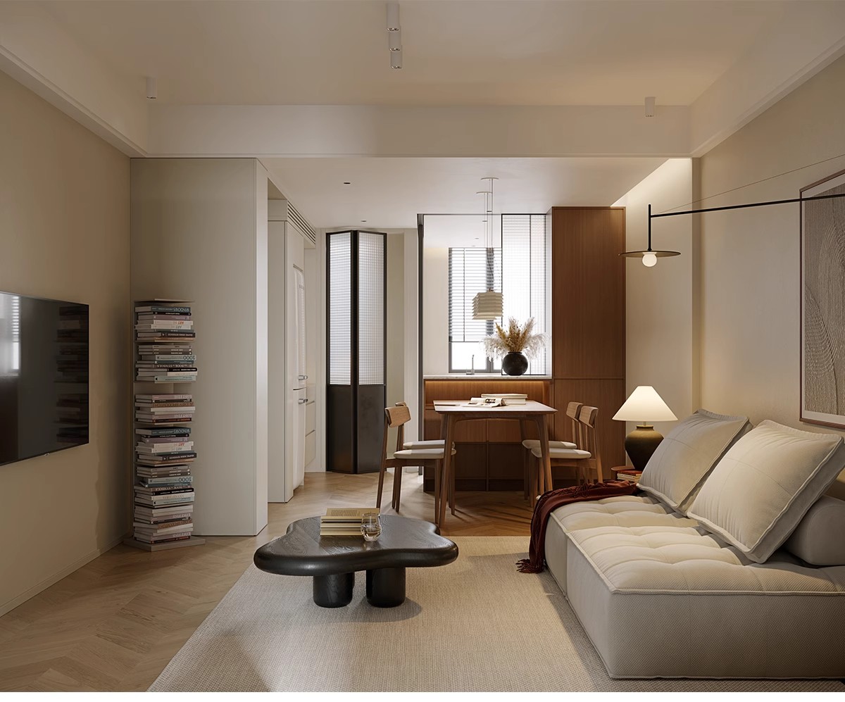 图片[40]-一居室两二居室一厅小户型装修设计实景效果图现代室内参考图全屋-大怪兽分享