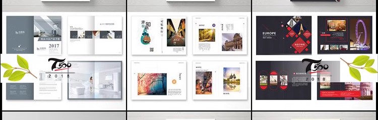 图片[40]-企业宣传册产品策划内页画册设计ps排版模板素材 psd/ai/cdr简约-大怪兽分享