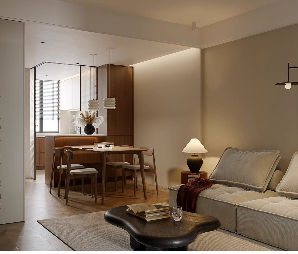 图片[41]-一居室两二居室一厅小户型装修设计实景效果图现代室内参考图全屋-大怪兽分享