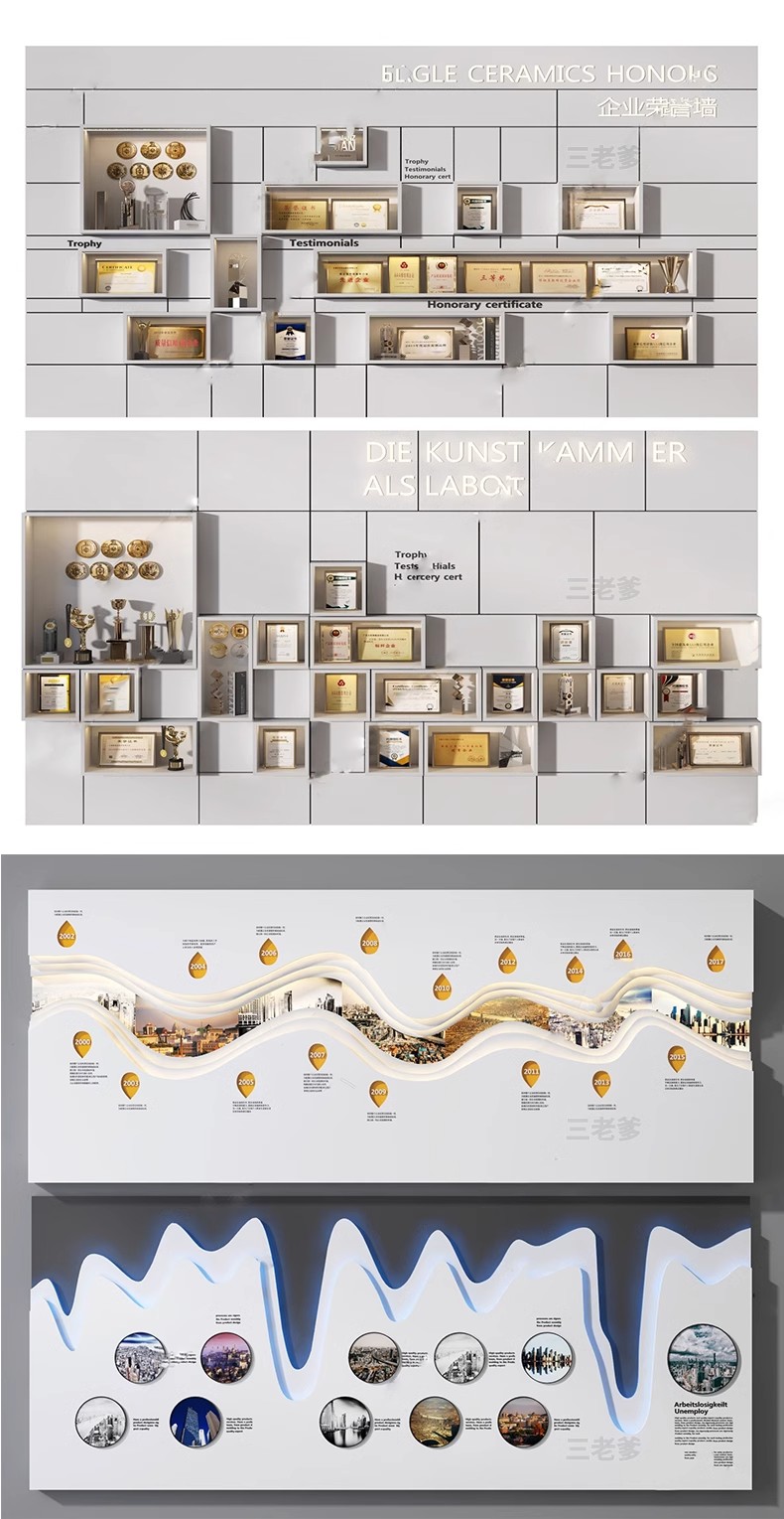 图片[34]-2025现代企业发展宣传文化墙3D模型员工业绩墙报3Dmax源文件素材-大怪兽分享