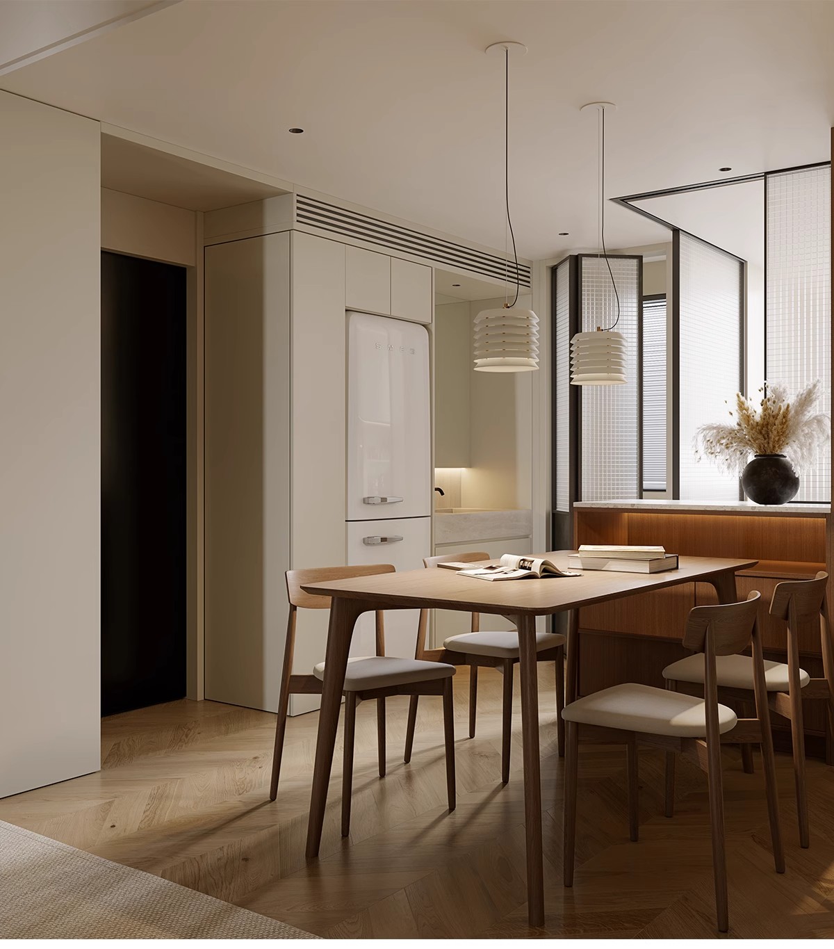 图片[42]-一居室两二居室一厅小户型装修设计实景效果图现代室内参考图全屋-大怪兽分享