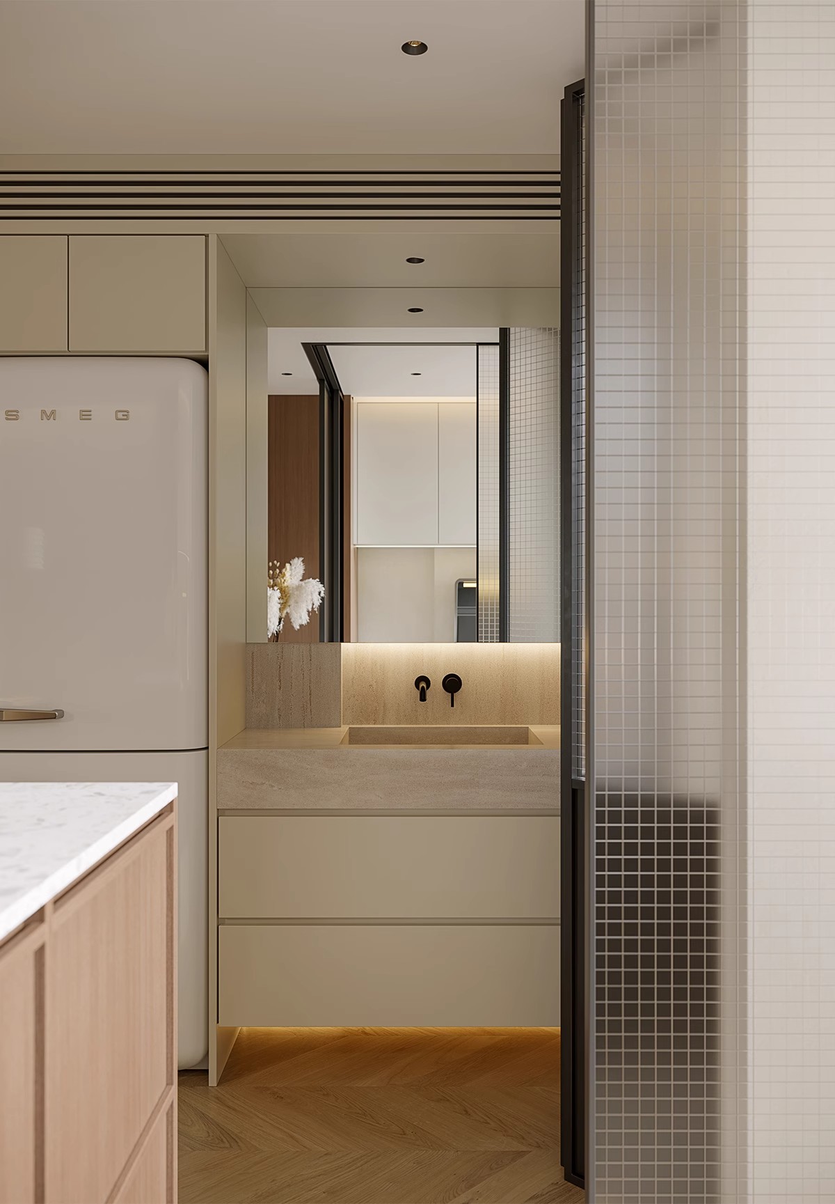 图片[45]-一居室两二居室一厅小户型装修设计实景效果图现代室内参考图全屋-大怪兽分享