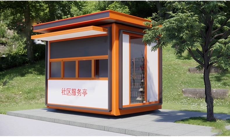 图片[39]-现代大门入口岗亭SU模型异形住宅小区学校厂区门楼门卫室草图大师-大怪兽分享