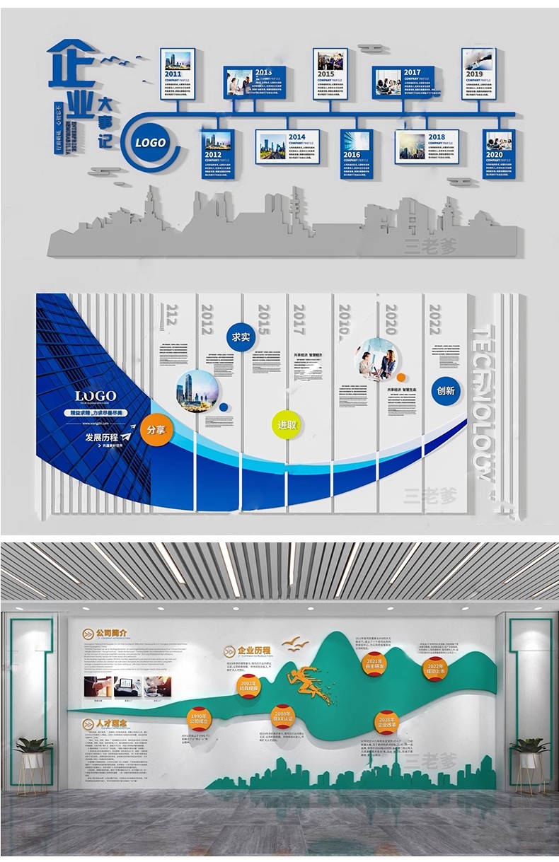 图片[38]-2025现代企业发展宣传文化墙3D模型员工业绩墙报3Dmax源文件素材-大怪兽分享