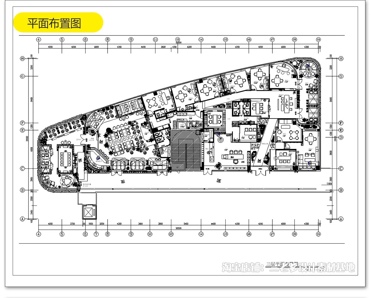图片[50]-会所CAD施工图 装修设计休闲娱乐平面布置布局图养生酒庄效果图-大怪兽分享