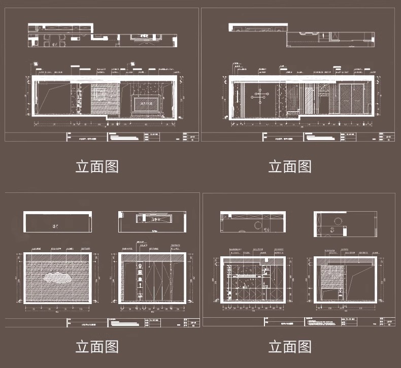 图片[37]-欧式美式别墅全套室内装修设计方案CAD施工图效果图平面立面图纸-大怪兽分享