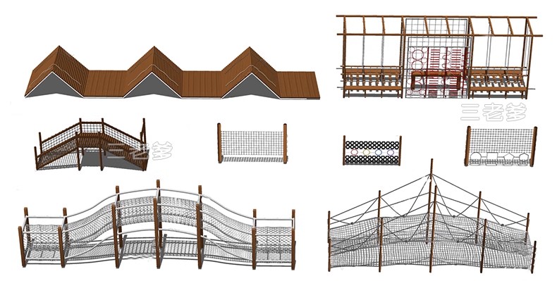 图片[48]-草图大师商场室内儿童乐园游乐场淘气堡设施城堡海洋球设备SU模型-大怪兽分享
