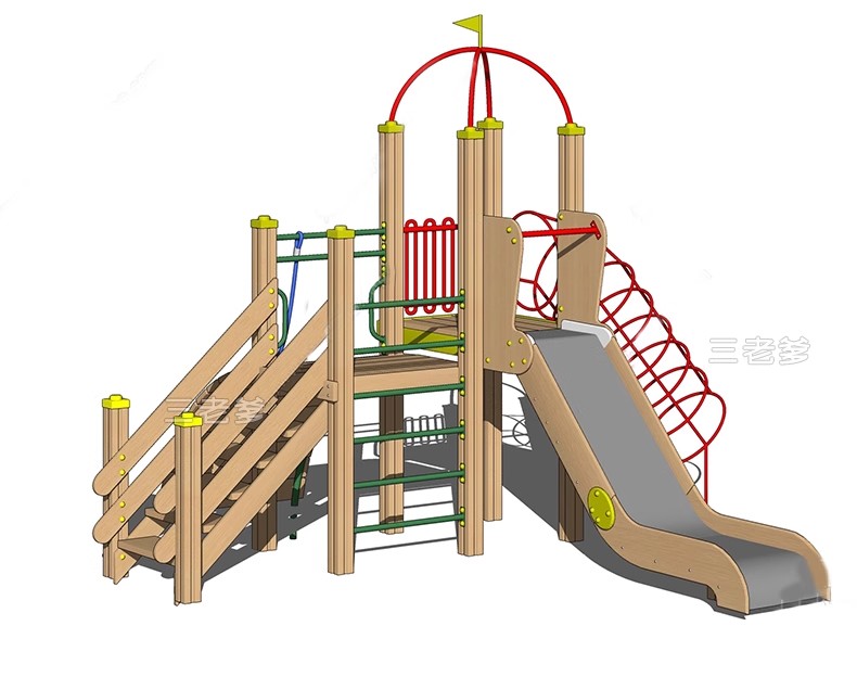 图片[49]-草图大师商场室内儿童乐园游乐场淘气堡设施城堡海洋球设备SU模型-大怪兽分享