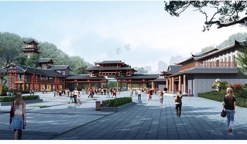图片[31]-旅游服务游客中心公园广场自行车驿站休息站台草图大师SU模型素材-大怪兽分享