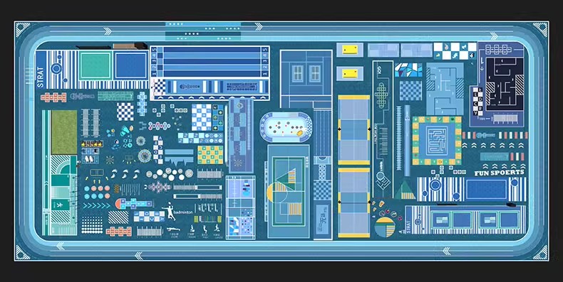 图片[43]-人行道步行道塑胶跑道su模型健身绿道骑行景观道路公园游草图大师-大怪兽分享