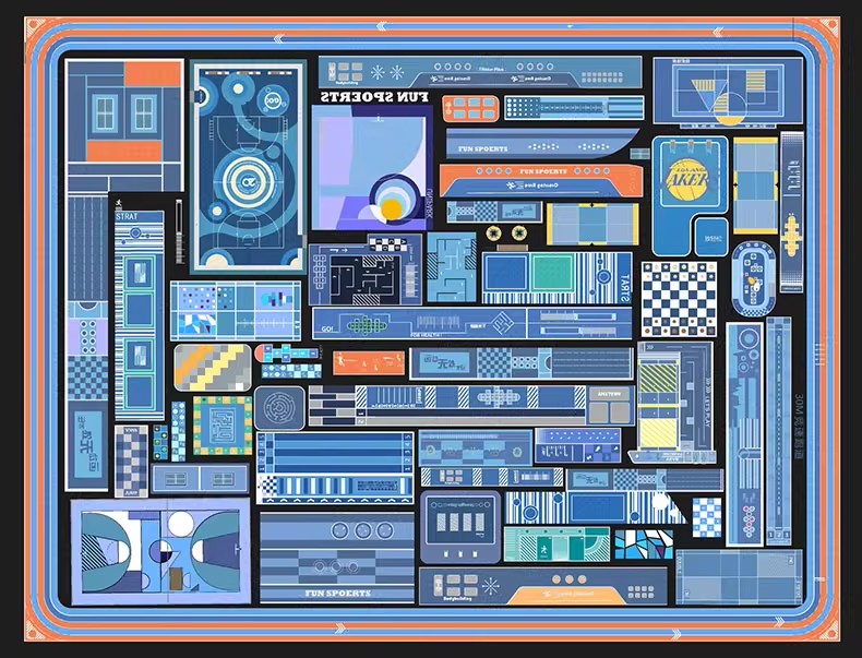 图片[47]-人行道步行道塑胶跑道su模型健身绿道骑行景观道路公园游草图大师-大怪兽分享