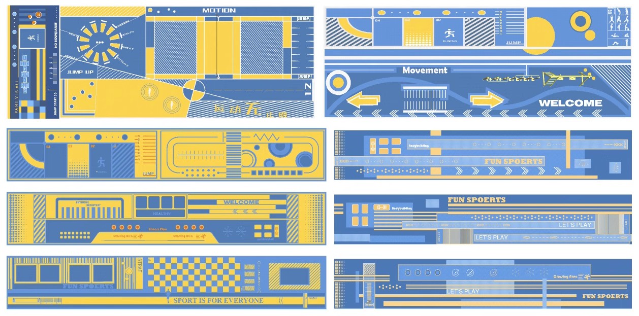 图片[53]-人行道步行道塑胶跑道su模型健身绿道骑行景观道路公园游草图大师-大怪兽分享