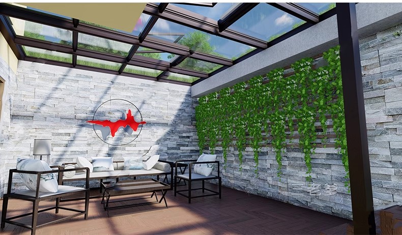 图片[44]-玻璃阳光房SU模型 现代家装别墅庭院封阳台露台屋顶设计草图大师-大怪兽分享