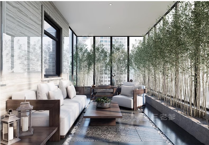 图片[45]-玻璃阳光房SU模型 现代家装别墅庭院封阳台露台屋顶设计草图大师-大怪兽分享