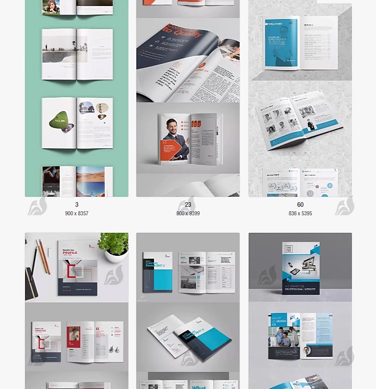 产品画册Indesign模板摄影画册排版j简约设计ID素材产品宣传-大怪兽分享
