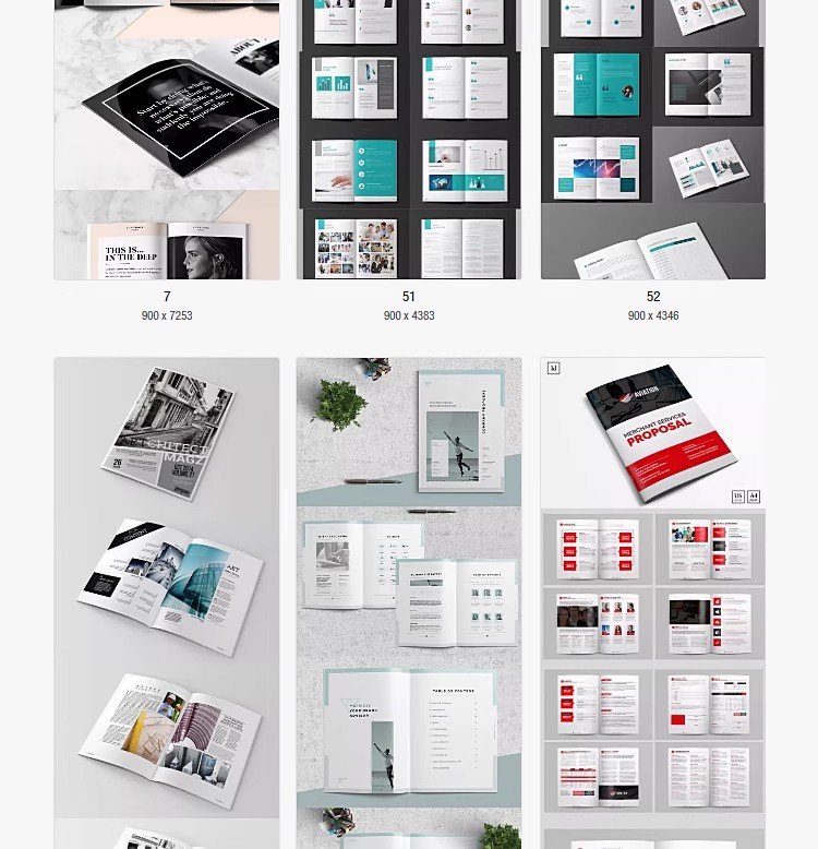 产品画册Indesign模板摄影画册排版j简约设计ID素材产品宣传-大怪兽分享