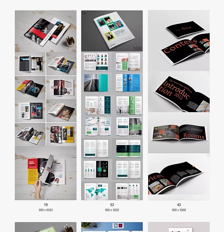 产品画册Indesign模板摄影画册排版j简约设计ID素材产品宣传-大怪兽分享