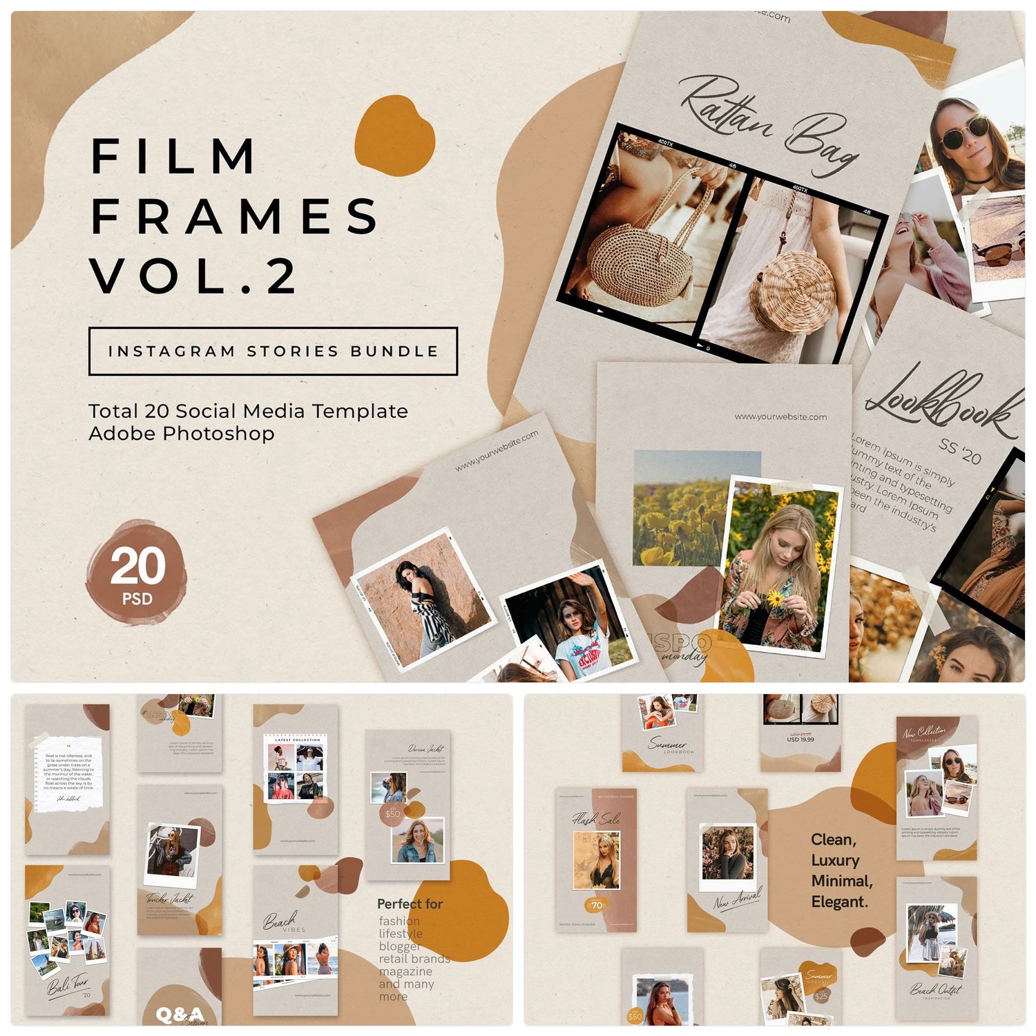 明信片相片相册相框智能贴图文创样机模板PSD分层设计素材-大怪兽分享