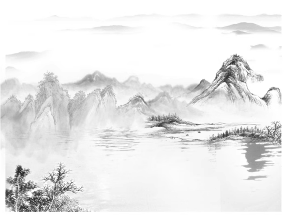 图片[3]-水墨山水画中国风古韵国画大雁小桥流水procreate笔刷ps笔刷素材-大怪兽分享