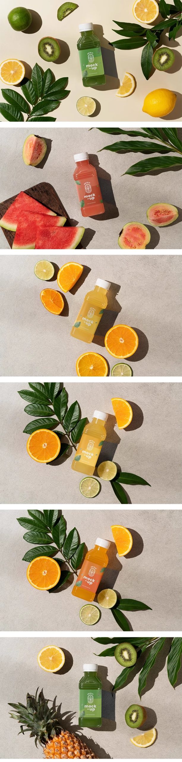 图片[3]-果汁饮品饮料瓶贴包装瓶子样机效果展示贴图样机PSD设计素材模板-大怪兽分享