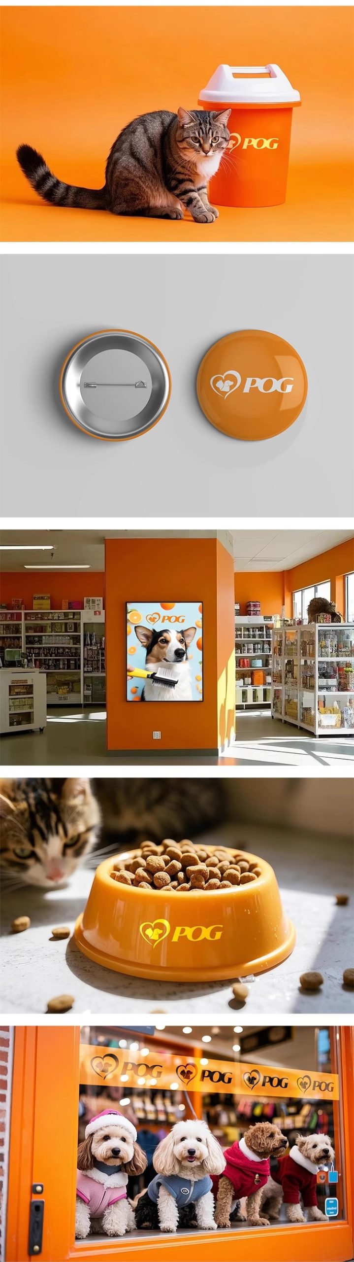 图片[4]-宠物店猫粮狗粮品牌VI提案标志logo效果展示贴图样机PSD设计素材-大怪兽分享