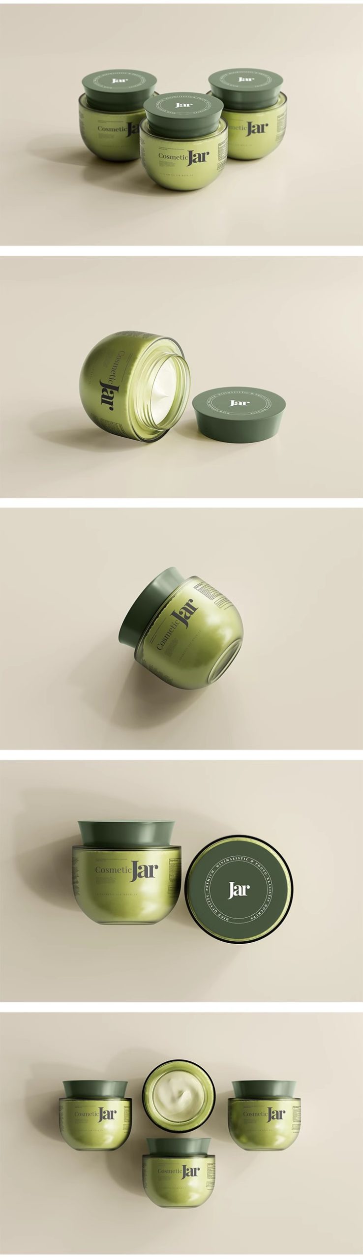 图片[4]-化妆品护肤品面霜样机玻璃罐子包装瓶子贴图样机PSD设计素材模板-大怪兽分享