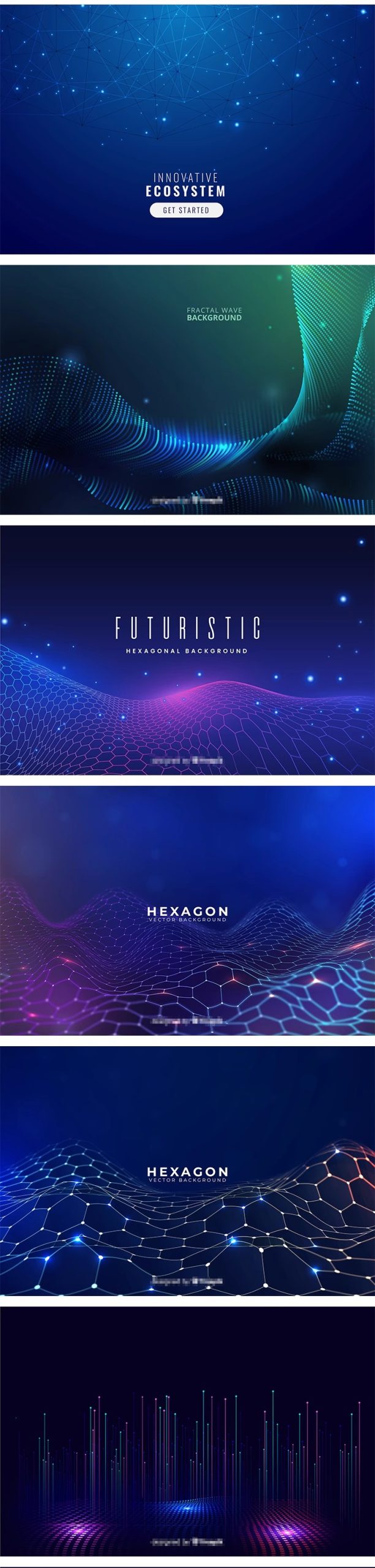 图片[4]-蓝色抽象线条粒子科技网络KV年会发布会活动背景板Ai矢量设计素材-大怪兽分享