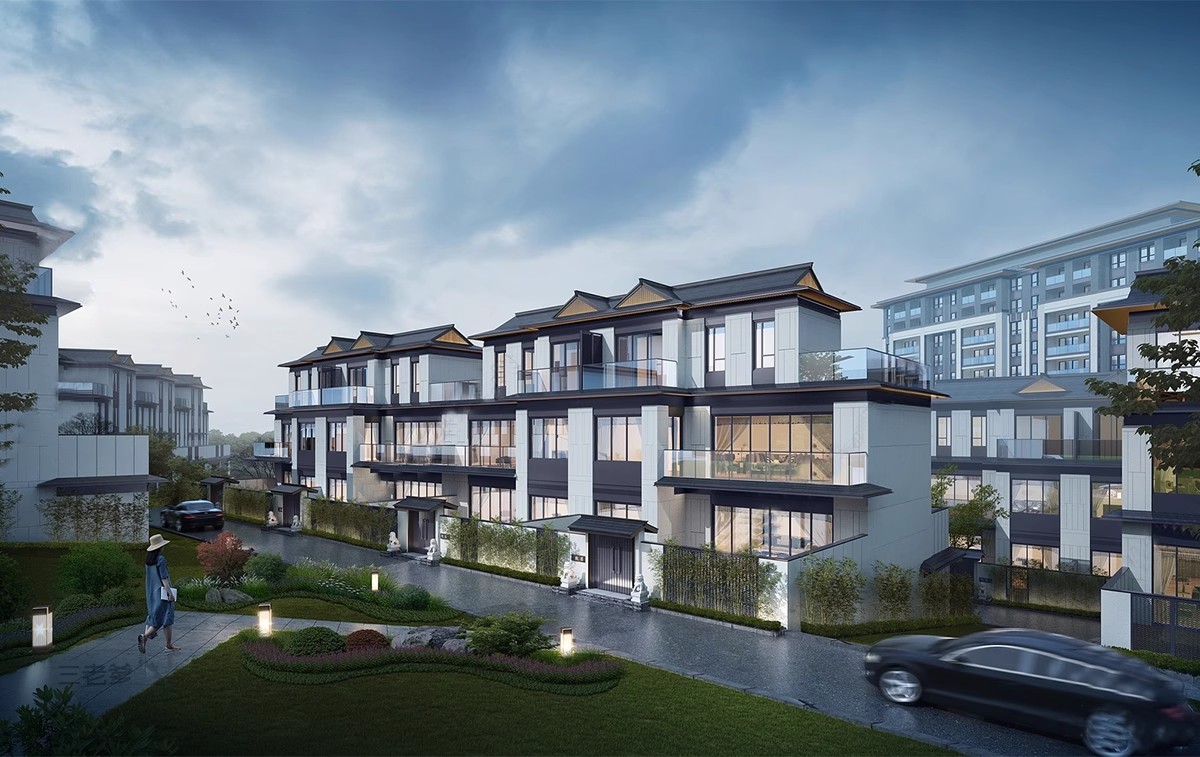 图片[4]-双拼联排别墅su模型库建筑农村自建房现代新中式欧式房屋草图大师-大怪兽分享