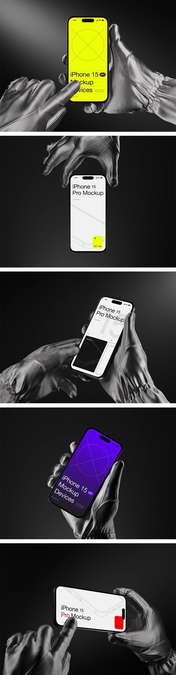 图片[5]-手持iPhone 15 Pro手机APP界面Ui设计作品效果展示贴图样机PS素材-大怪兽分享