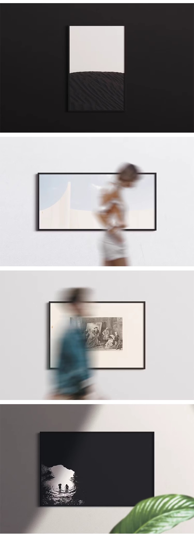 图片[5]-室内挂画海报画芯装饰画壁画油画设计作品贴图PS相框样机素材模板-大怪兽分享