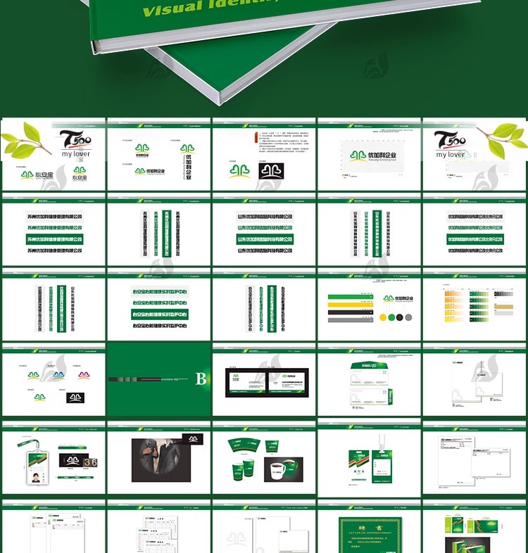 图片[4]-创意科技互联网VI品牌手册画册vis视觉CDR识别系统AI设计素材模板-大怪兽分享