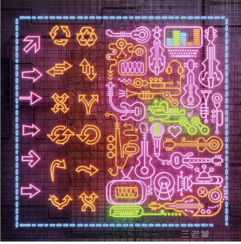 图片[5]-2025霓虹灯墙饰发光字招牌3dmax素材库商业街装饰led灯箱牌3d模型-大怪兽分享