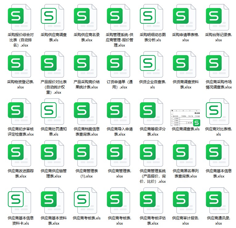 图片[3]-供应商管理系统excel供应商质量管理sqe供应商管理供应商管理表格-大怪兽分享