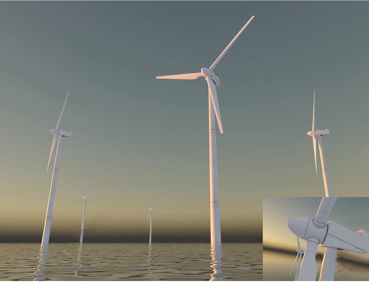 图片[5]-风力发电机su模型现代风车太阳能板山顶雷达站风能风电机草图大师-大怪兽分享