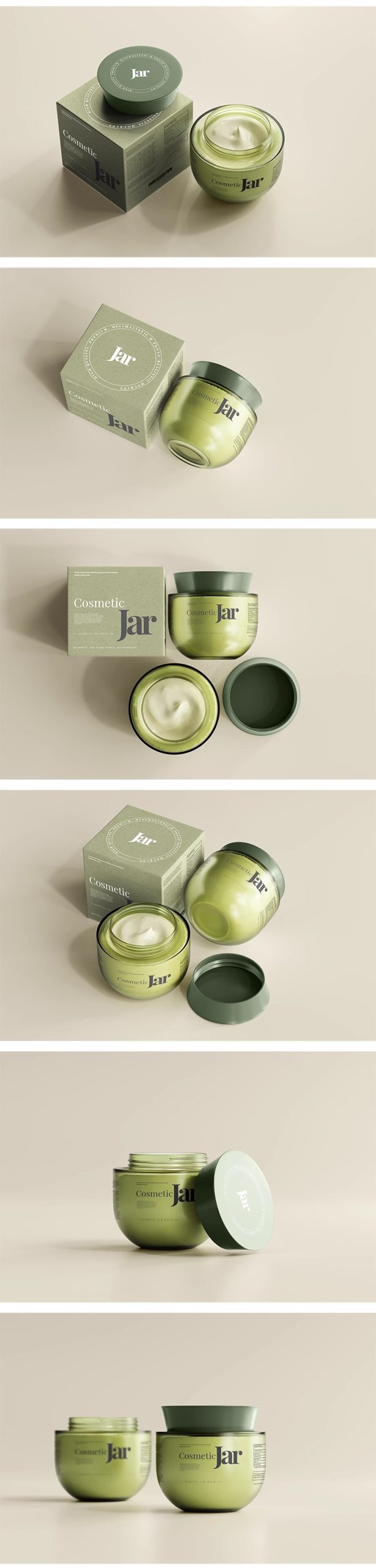 图片[6]-化妆品护肤品面霜样机玻璃罐子包装瓶子贴图样机PSD设计素材模板-大怪兽分享