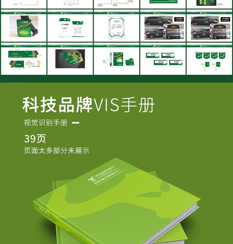 图片[5]-创意科技互联网VI品牌手册画册vis视觉CDR识别系统AI设计素材模板-大怪兽分享