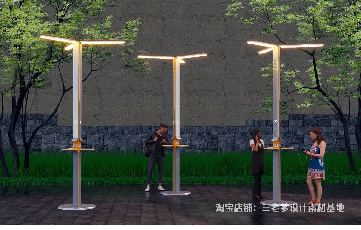 图片[6]-风力发电机su模型现代风车太阳能板山顶雷达站风能风电机草图大师-大怪兽分享