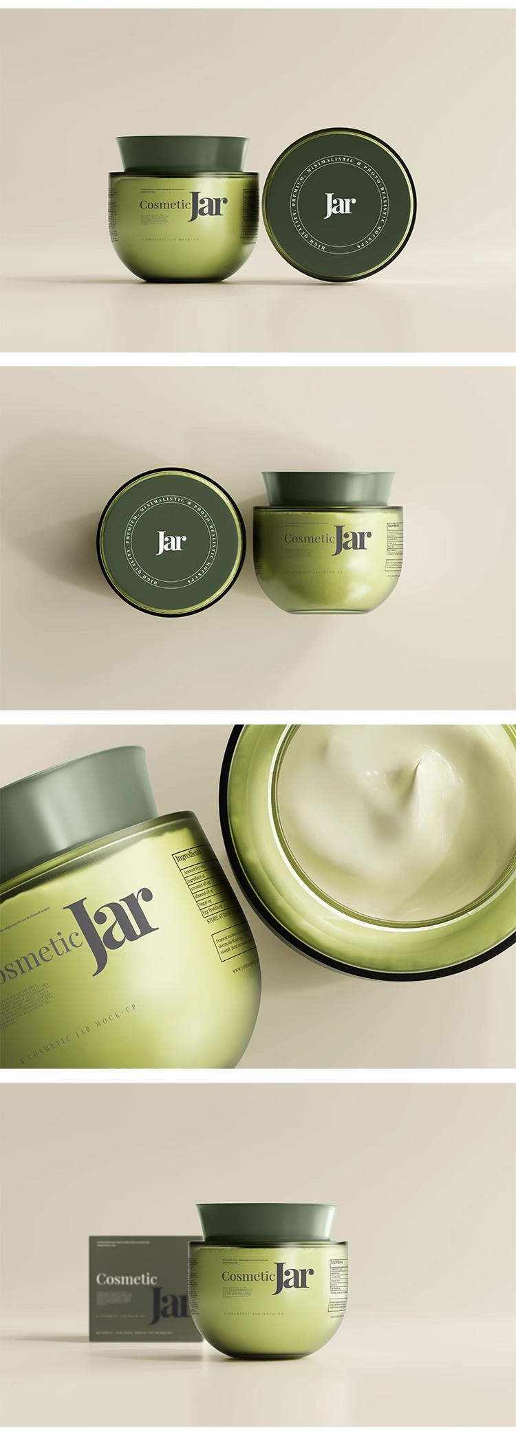 图片[7]-化妆品护肤品面霜样机玻璃罐子包装瓶子贴图样机PSD设计素材模板-大怪兽分享