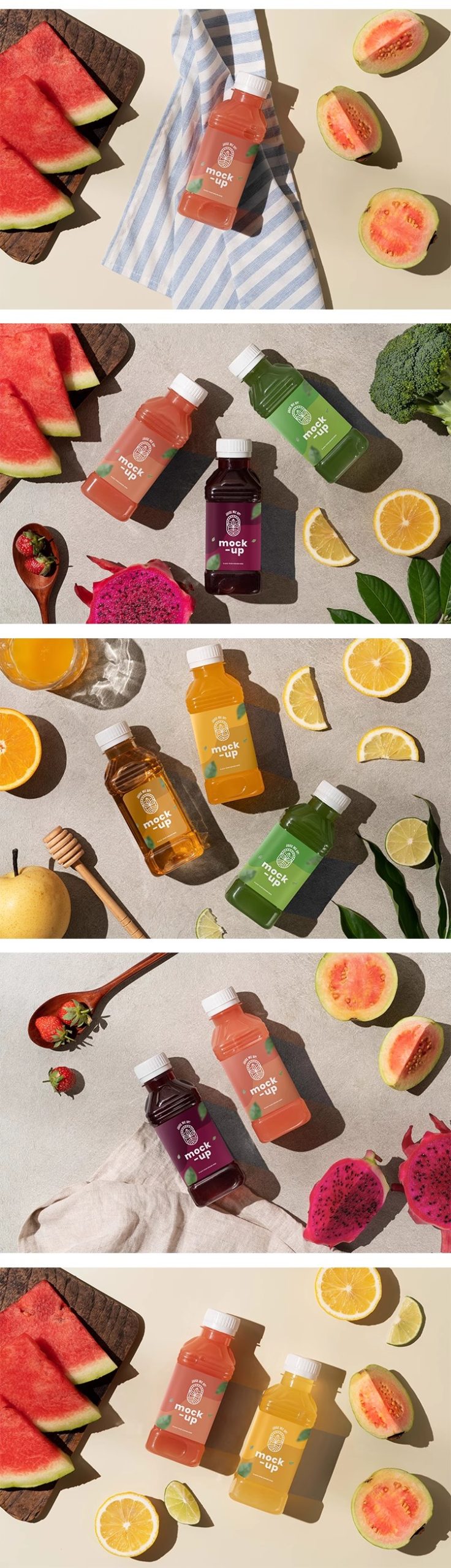 图片[7]-果汁饮品饮料瓶贴包装瓶子样机效果展示贴图样机PSD设计素材模板-大怪兽分享