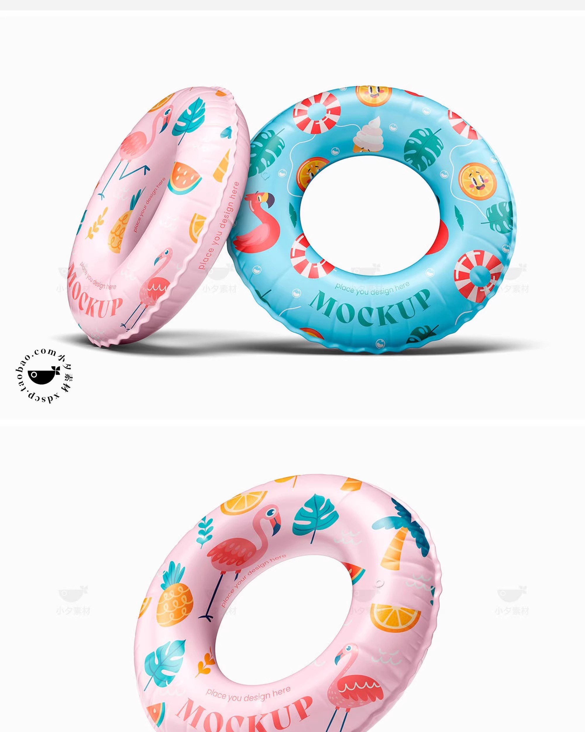图片[6]-游泳圈健身游泳用品品牌贴图文创毕设样机模板PSD设计素材-大怪兽分享