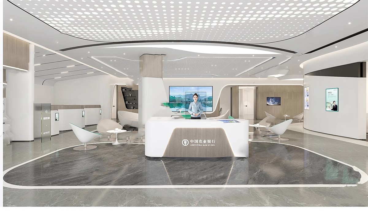 图片[7]-银行SU模型 现代服务营业大厅大堂银行柜台ATM自助取款机草图大师-大怪兽分享