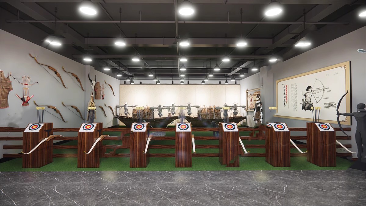 图片[8]-射箭馆射击场地打靶场su模型弓箭体验馆原始原木风俱乐部草图大师-大怪兽分享