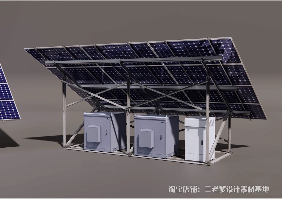 图片[8]-风力发电机su模型现代风车太阳能板山顶雷达站风能风电机草图大师-大怪兽分享