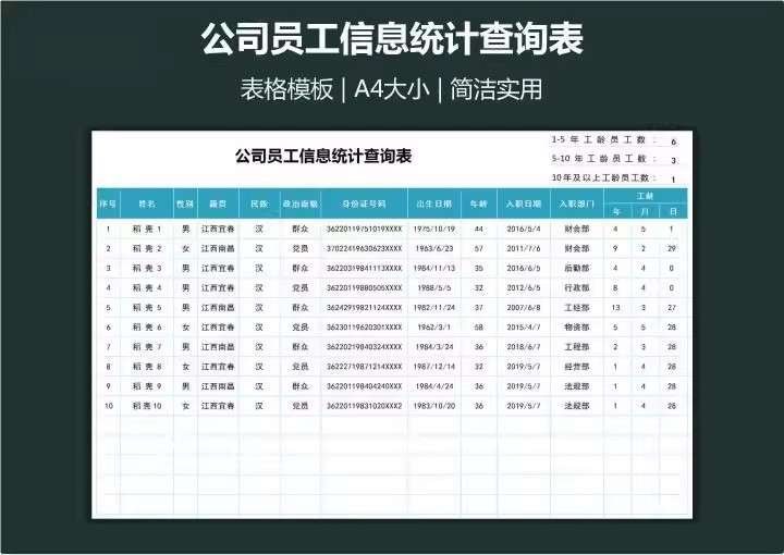 图片[7]-行政管理相关excel表格员工信息会议计划回访外来人登记档案资料-大怪兽分享